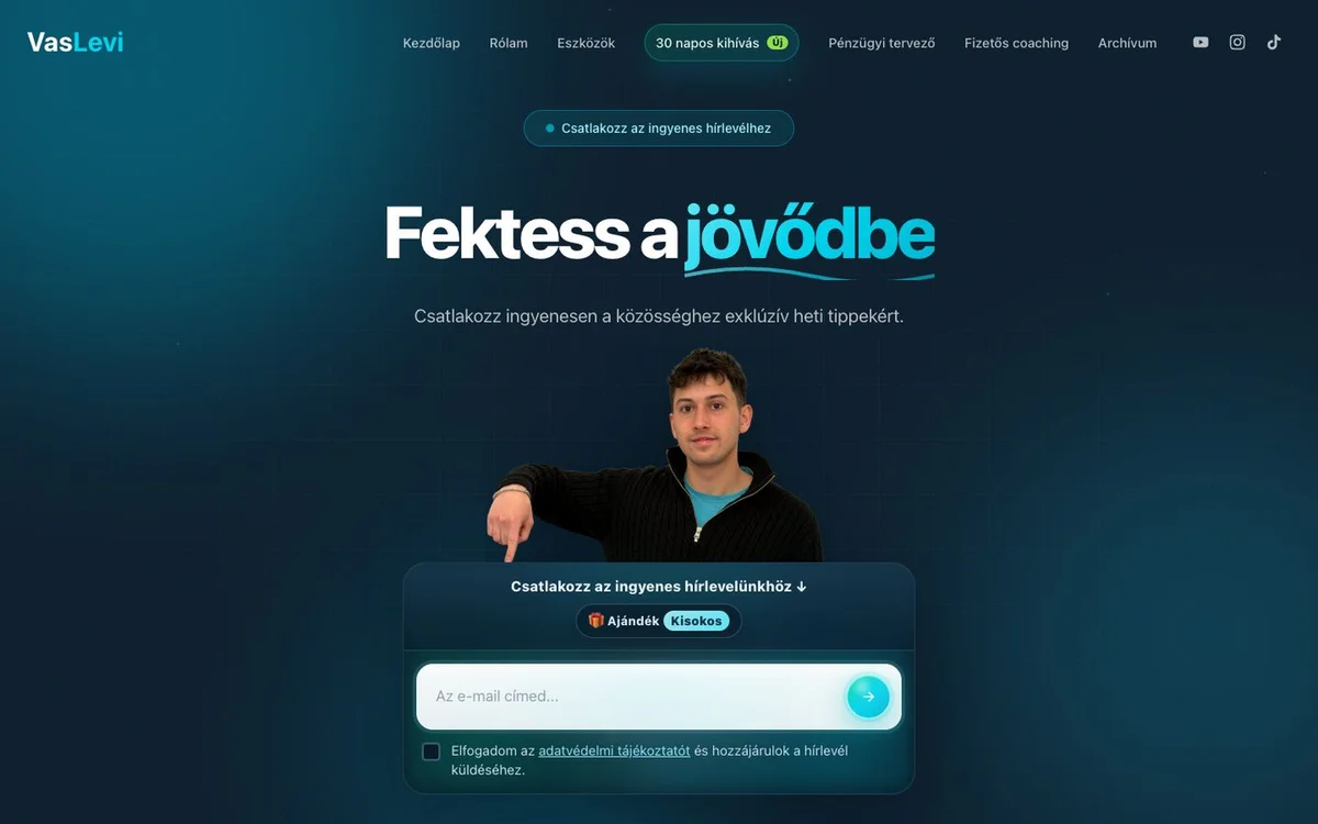 Vas Levi’s financial education website