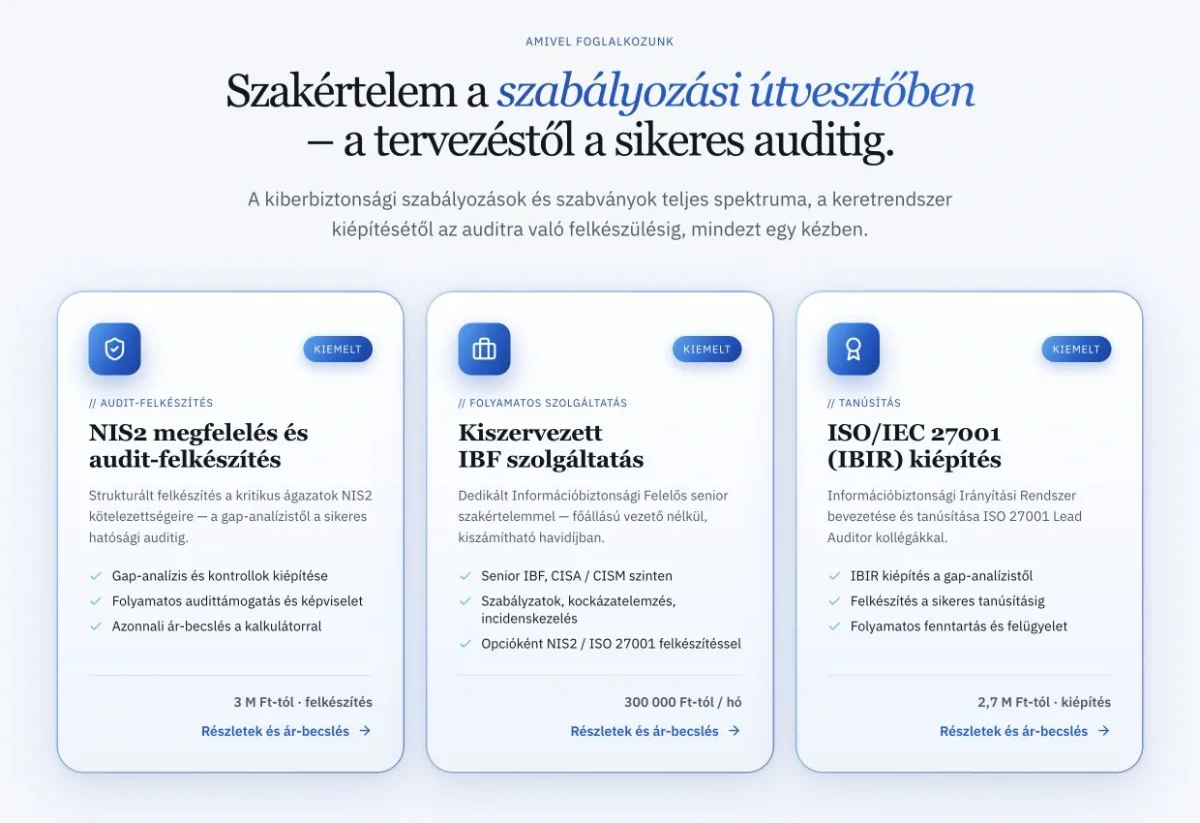The updated zemITis homepage sections for NIS2, IBF and ISO 27001 services.